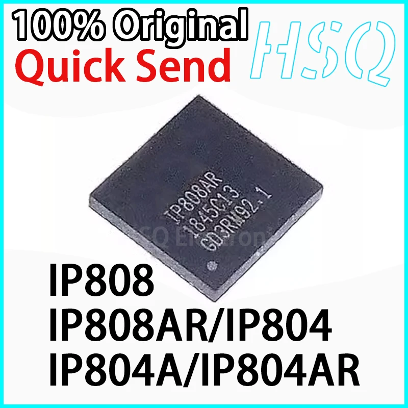 

1PCS Original IP808 IP808AR IP804 IP804A IP804AR SMT QFN48 Ethernet Switch Chip IC in Stock