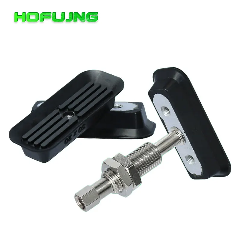 HOFUJNG Long Oval OV50*20 Industrial Silicone Suction Cup Vacuum Cup with Screw for Better Stability Rubber Product