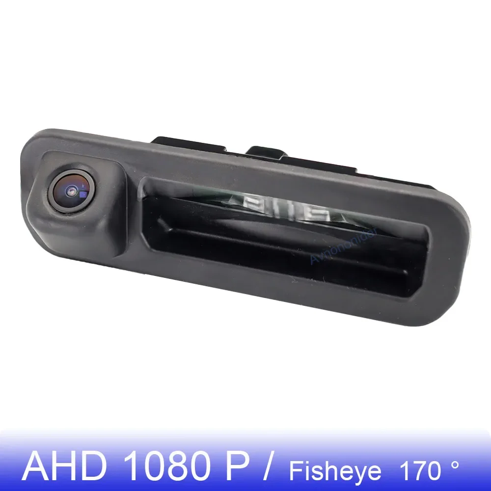 AHD 1080P Car Back Up Camera For Ford Focus 2 Focus 3 MK2 MK3 C MAX FishEye Vehicle Truck Handle RearView Camera HD Night Vision