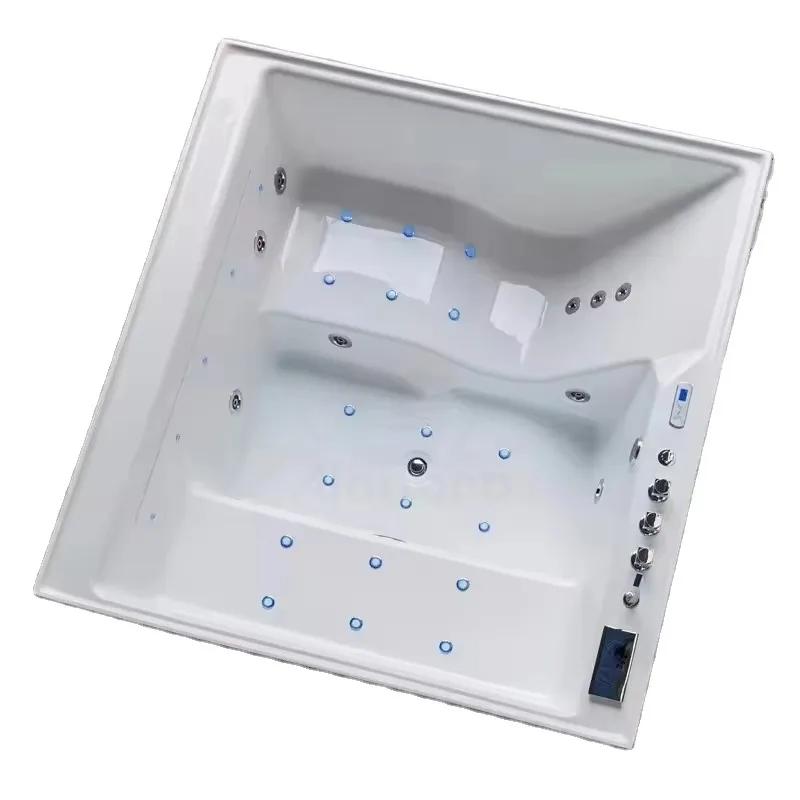 Custom Made Factory Cheap Price Outdoor Hot Tub Spa Hydro Waterfall whirlpool Massage Pool