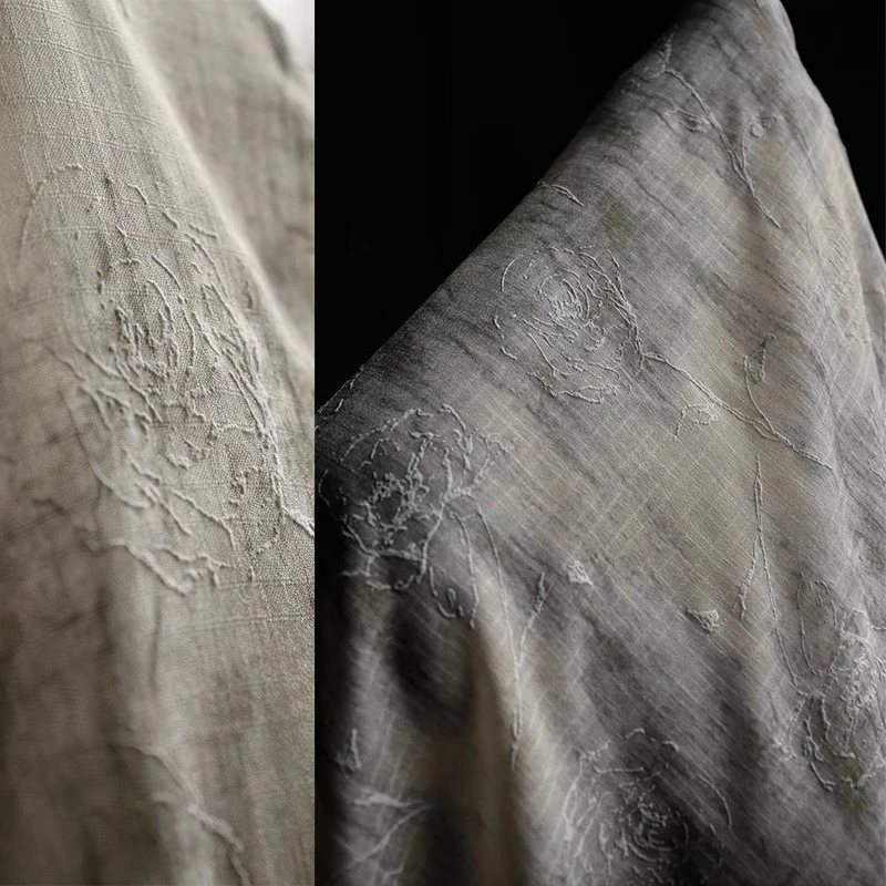 

Жаккардовая текстурированная ткань в китайском стиле Wind Fusion Qipao Hanfu Платья Роскошный модельер Премиум Оригинальный материал