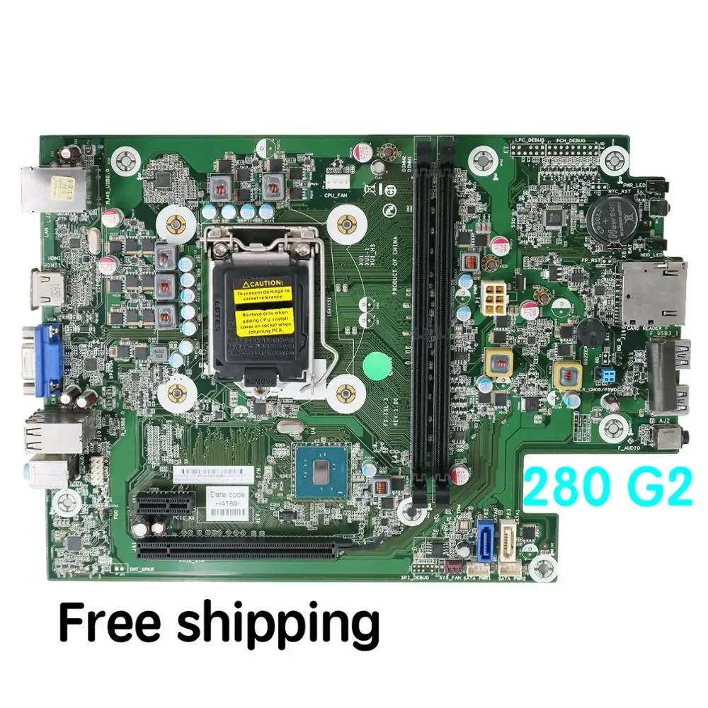 

Подходит для материнской платы HP 280 PRO G2 SFF FX-ISL-3 908959 -001 908959 - 601 901279 -001 Материнская плата, 100% протестирована, полностью работает