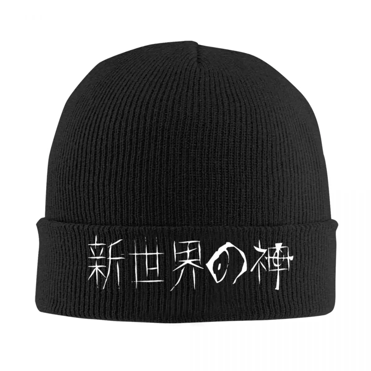 White Letter L Deaths-Notes Beanie Hats Bonnet Hats Men Women Trendy Kpop Knitted Hat Spring Graphic Thermal Elastic Caps