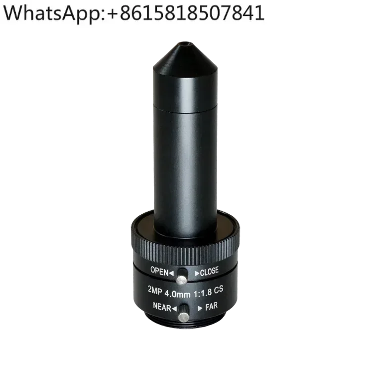 Cone lens High temperature furnace metallurgy special optical lens 4.0mm full wave + full metal