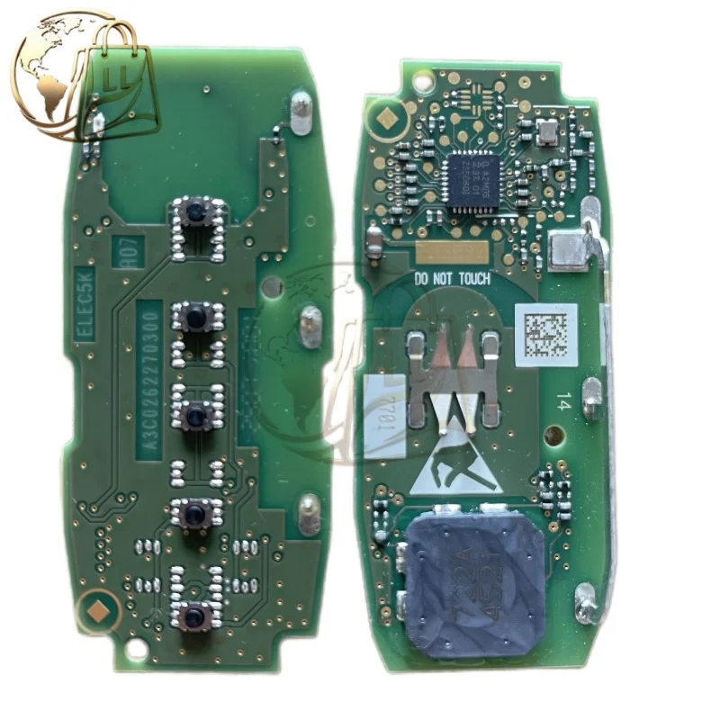 Original PCB For Nissan Sentra 2024 Smart Remote Key After-Sales Market Shell  4+1Buttons 433MHz 4A Chip 285E3-6LY5A 285E3-6LY5E