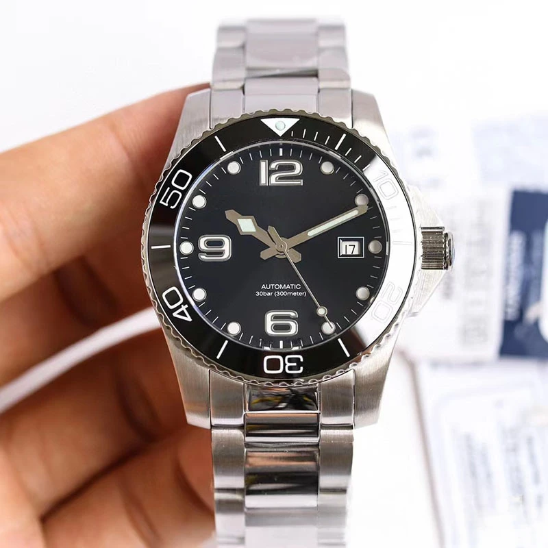 Automatic Watch Men Comas Men Mechanical Watch Fully Automatic Luminous Ceramic Circle Diving Sports Men\'s Watch Luxury Watch