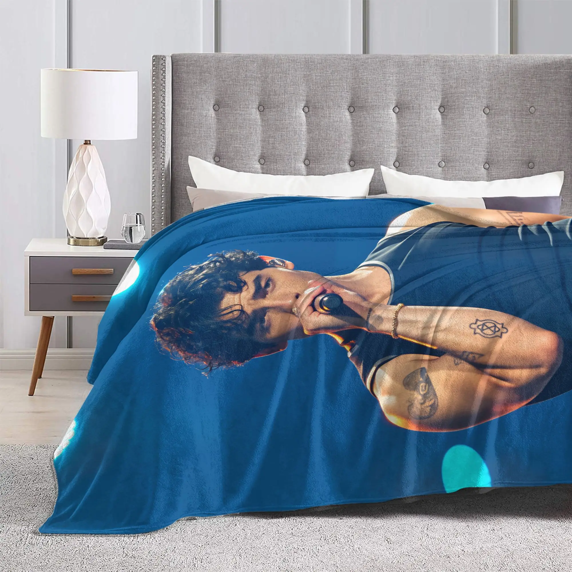Joe Jonas  Blanket Quality Warm J-Jonas Brothers  Throw Blanket Autumn Children Couch Bed Funny Bedspread