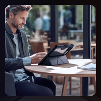 For Xiaomi Mi Pad 8 Pro Nillkin Case Armor Bumper Leather Pro Multi-Angle Folding Slide Camera Protector Cover for Xiaomi Pad 8