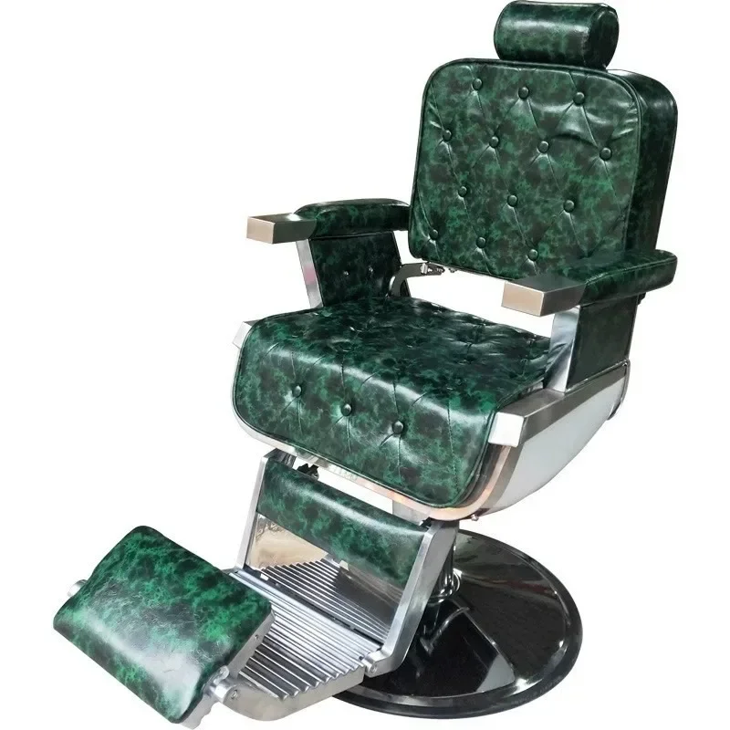 Ld 30Barber shop tête d'huile rétro spéciale peut être posée pour hommes rasage et toilettage chaise de barbier salon