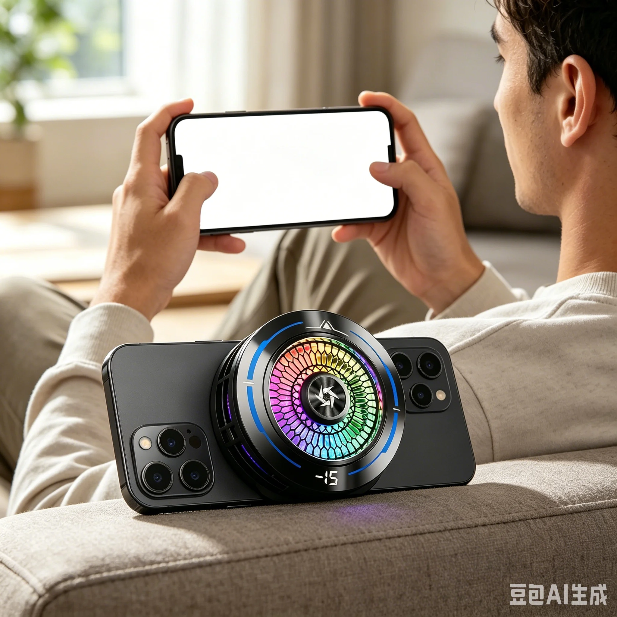 Powerful Powerful 2-in-1 Semiconductor Phone Cooler With AI Digital Display Silent Phone Radiator Stay Cool While Gaming Phone Accessory - Aliexpress Deal