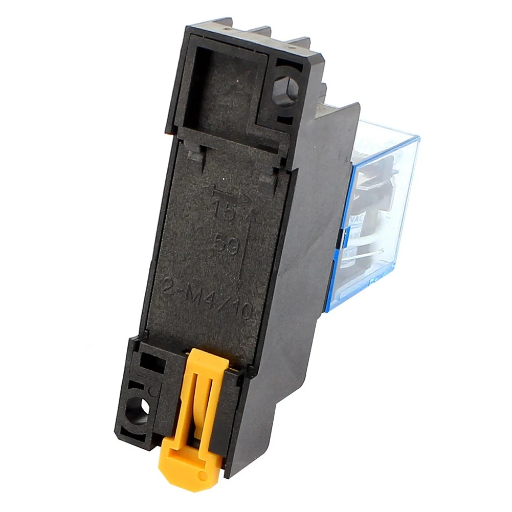 3pcs AC 110/120V Coil 14Pin 4PDT 35mm DIN Rail Electromagnetic Power Relay 4PDT (Four-Pole Double Throw) Power Relays
