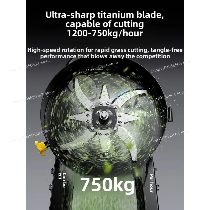 Home Backyard & Small Breeding Chopper – Mini Multifunctional Vegetable Grass Shredder for Chicken/Duck/Goose Feed