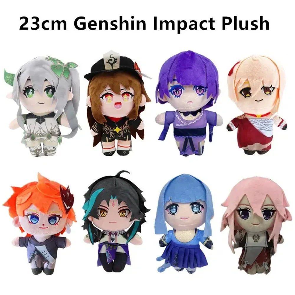 

23 см Genshin Impact Project мультфильмы аниме игровой персонаж мягкая плюшевая кукла подарки на день рождения игрушки