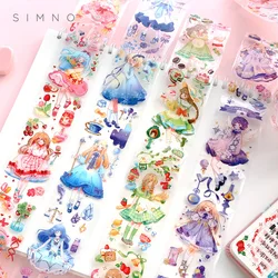 1pcs/1lot Decorative Adhesive tapes  vitality girl Scrapbooking DIY Scrapbooking Stickers