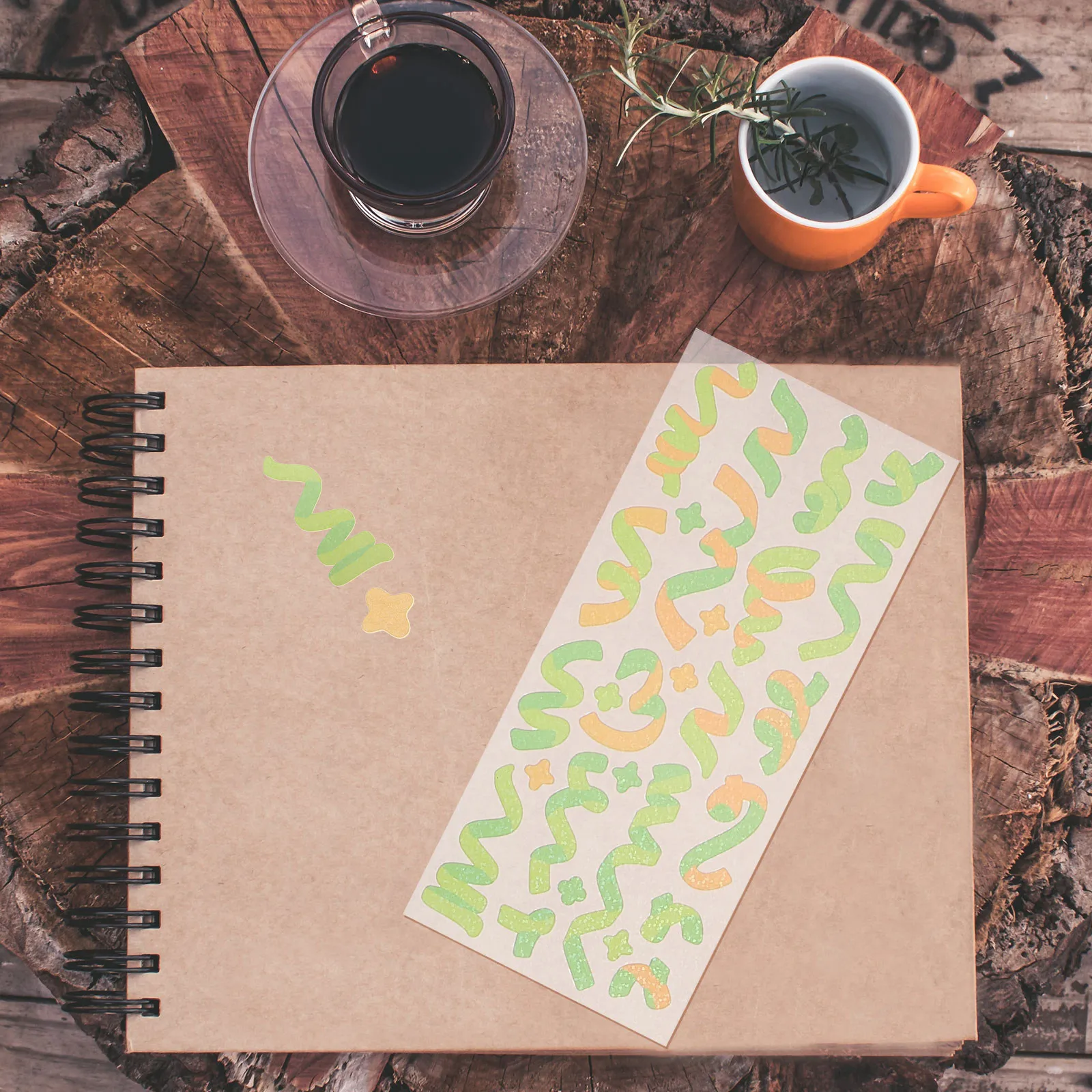 

10 Sheets Holographic Rainbow Foil Stickers Self Adhesive Colorful Decorative Decals for Scrapbook Diary DIY Craft Gift