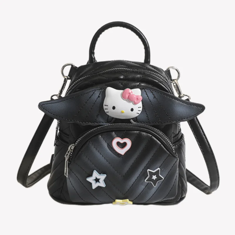 

Hello Kitty Hot Sanrio Pu Girl Go Out Рюкзак для отдыха Сумочка Kawaii Мультфильм Студент Мультфильм Изысканная сумка Подарок Новый стиль2024