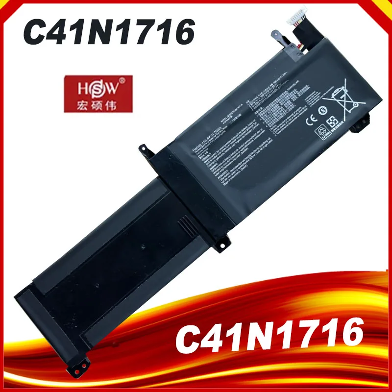 C41N1716 Battery for Asus ROG Strix GL703GM GL703GS S7BS8750 GL703GM-NS73 S7BS