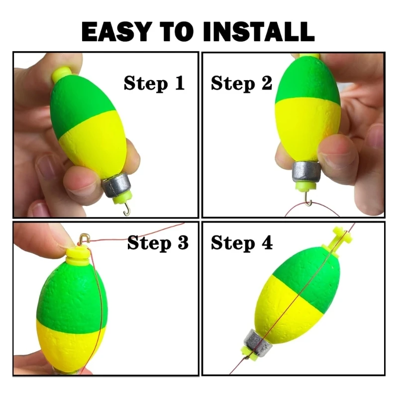 Fishing Float Fishing Bobbers with Lower Section in Shore Casting and Saltwater