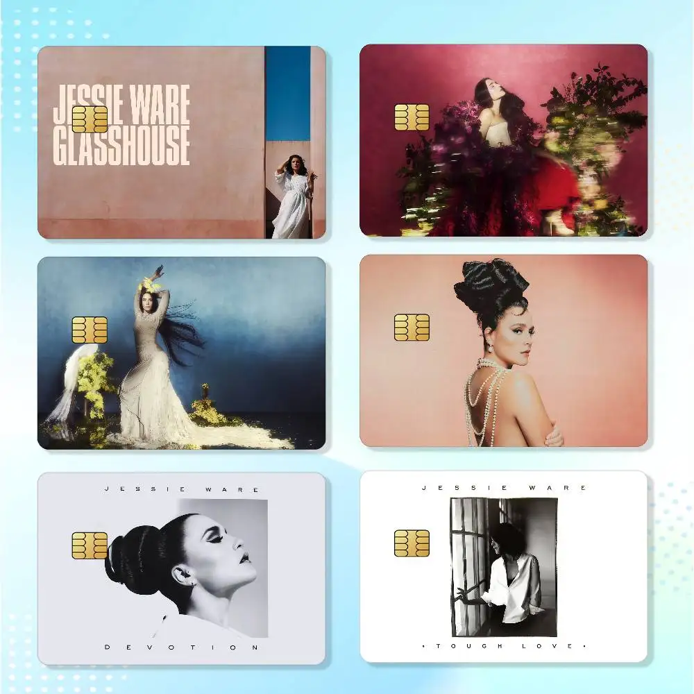 Singer J-Jessie Ware Superbloom Waterproof Card Stickers For Credit Cards Debit Cards And Transit Cards 4pcs