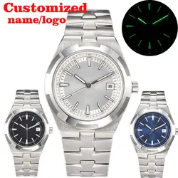 Men's Watch 41mm Case Men's Luxury Watch Miyota8215 Movement Custom Logo Sapphire Glass Stainless Steel Waterproof Watch