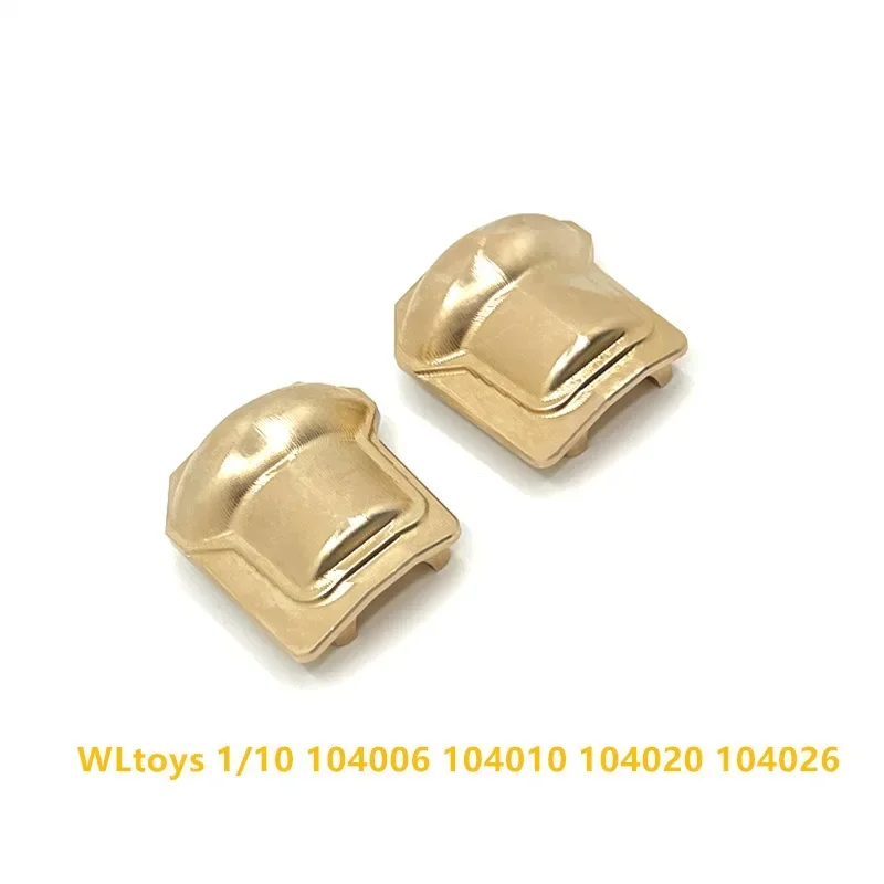 Front Rear Axle Rear Covers for WLtoys 104006 104010 104020 104026 RC Car Brass Upgrade Accessories