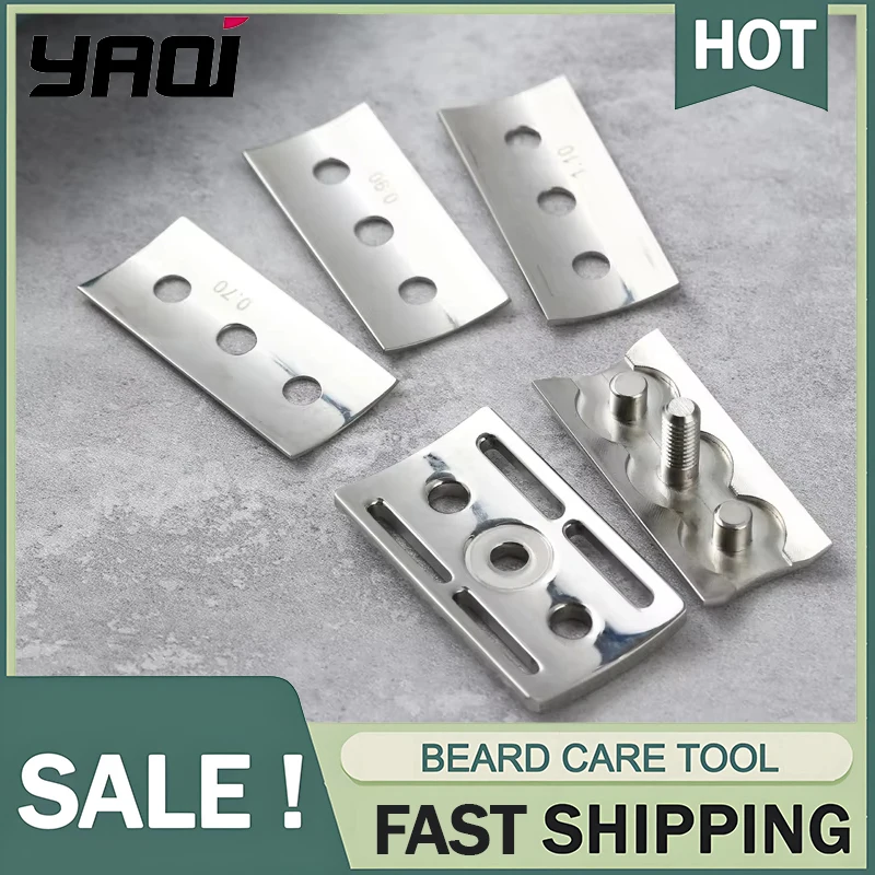 

Yaqi Trifecta Features 0.7mm, 0.9mm And 1.1mm Blade Gap For Comfortable Shaving 316 Stainless Steel Polished Portable Razor Head
