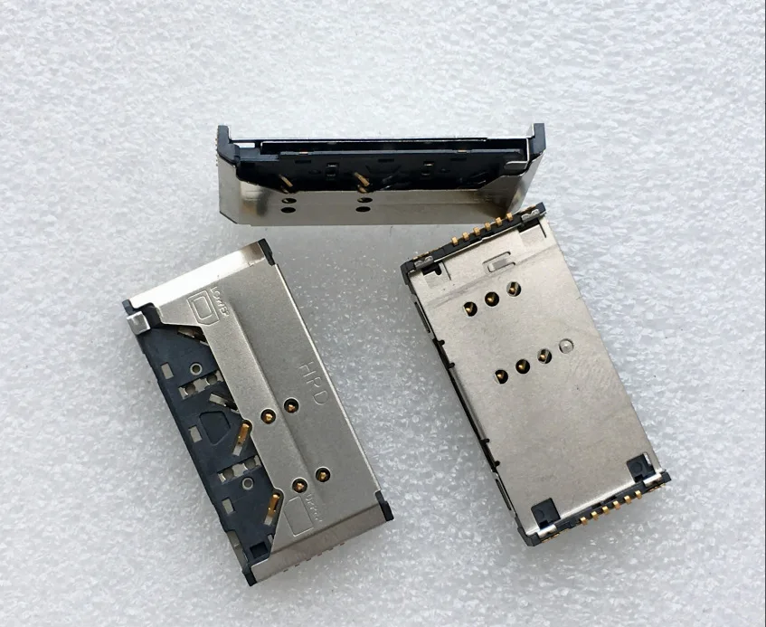 For 2-in-1 Card Holder SIM All-in-1 Card Slot 12 Pins, Gold Plated,