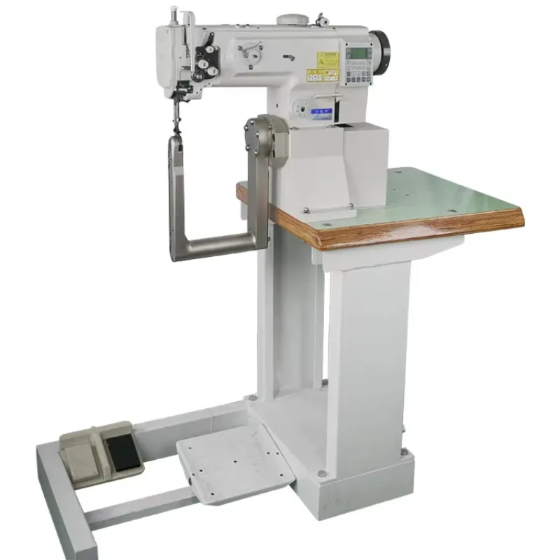 1341S Handbag Industrial Sewing Machine 180 Degree Rotating  Roller Feed Shoes Heavy Duty Stitching Side Seam for Leather Bag