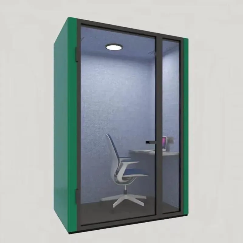 Portable Steel Work Phone Booth Foldable Privacy Soundproof Office Meeting Cabin Hotel Workspace Prefabricated House