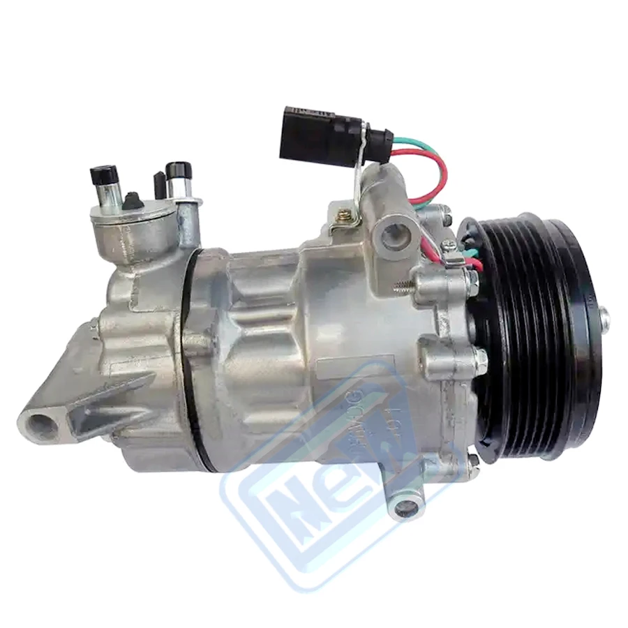 SD6V12 AC Compressor For Audi VW FOX GOL G4 POLO For SKODA FABIA ROOMSTER 6RF820803C 6R0820803B 5U0820803F 0282909253 0053612353