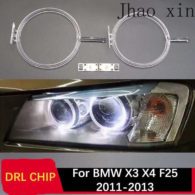 

Front Headlamp for BMW X3 X4 F25 2011-2013 Car Headlight DRL CHIP Lamp Tube Angel Eye Circuit Board Ballast White Light DRL Lamp