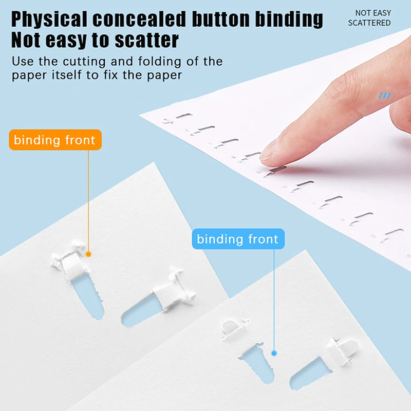 دباسة صغيرة بدون أظافر سهلة ، تدبيس الكتب ، لوازم تجليد المكاتب ، اللوازم المدرسية