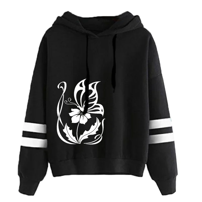 Modne damskie bluzy, gorąca wyprzedaż, jesień zima, uniwersalne pulowery, bluzy z kapturem, damski styl w paski, codzienne sportowe, proste.