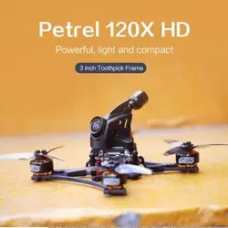 HGLRC Petrel 120X HD F722 Zeus25 AIO CADDX Vista mgławica Nano 1404 KV3600 4S 3-calowy cyfrowy FPV wyścigowy dron