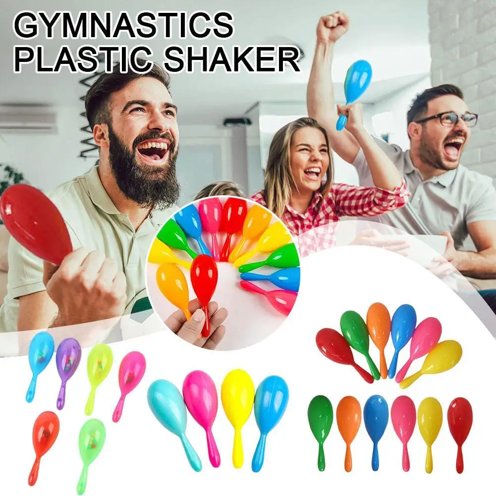 

Maracas Mexican Party Favors Plastic Shakers Noisemaker for Themed Birthday Easter Kids Gifts Halloween