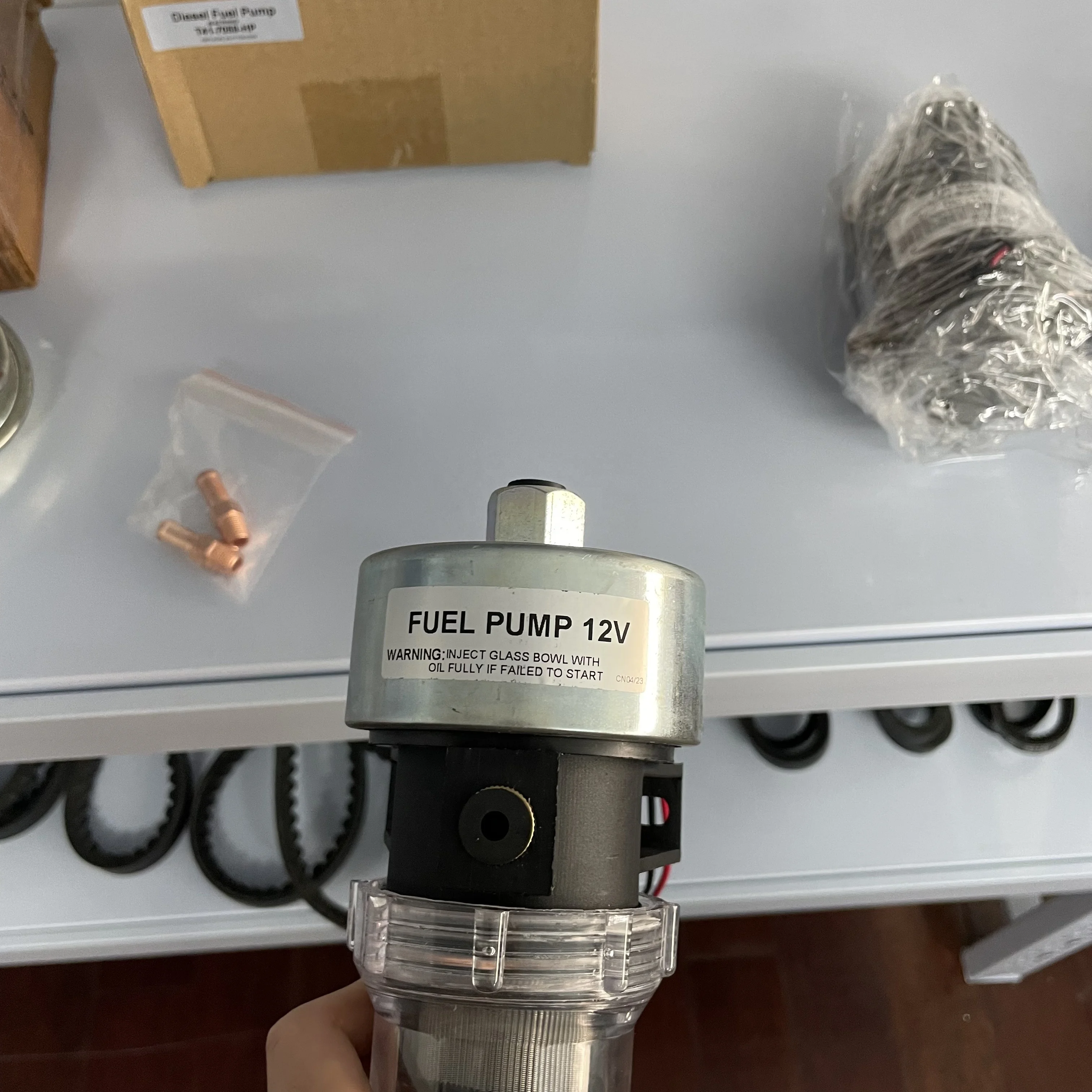 Replacement Parts Quality Product Fuel Pump 41-7059 12V for Thermo King and Carrier Transicold Fuel Pump 41-7059 30-01108-03 view 4