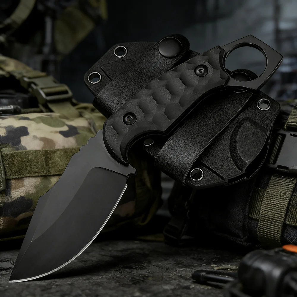 Новый тактический нож для охоты с фиксированным клинком из стали Niolox, инструмент для выживания и кемпинга с ножнами и рукоятью из стекловолокна