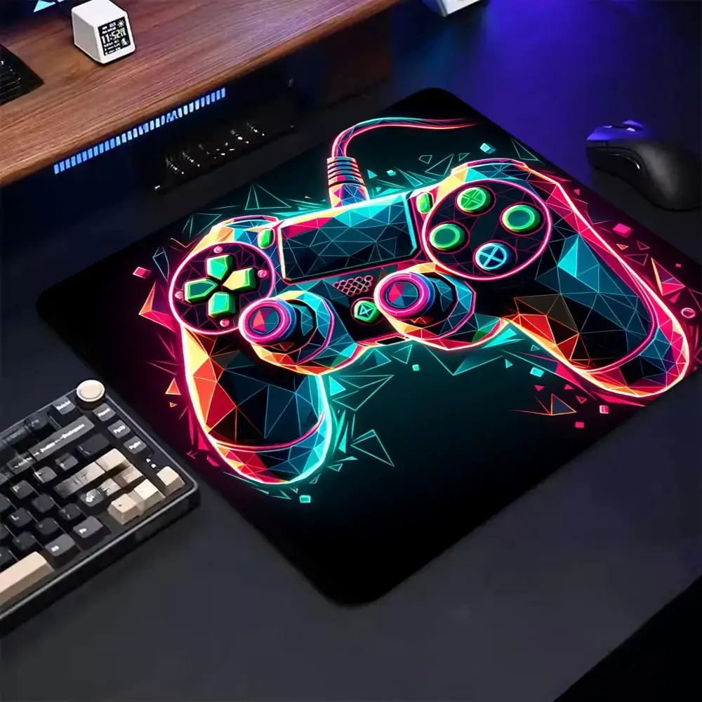 

Крутой дизайн геймпада, коврик для мыши 40X45, большой квадратный компьютерный офисный игровой настольный коврик, резиновый противоскользящий коврик для мыши, маленький декор, настольные коврики