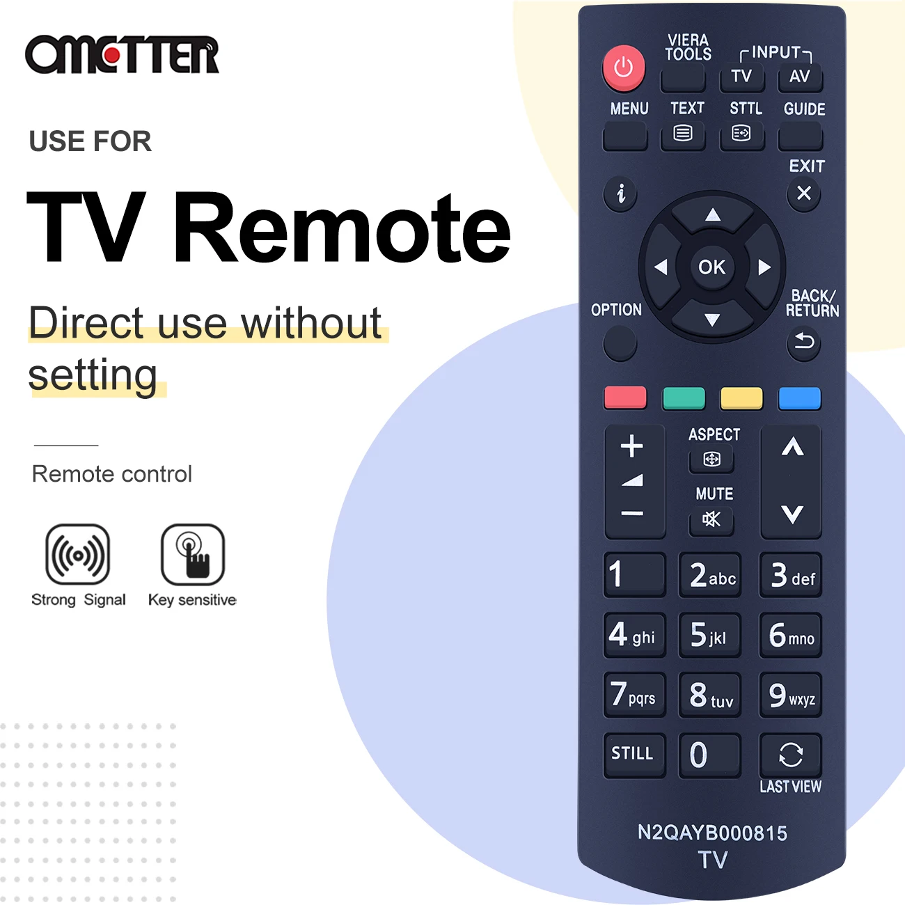 New N2QAYB000815 For PANASONIC TV Remote Control TH-40E400K TX-L32B6E TX-L32B6BS TX-P50B60E TX-P50X60E TX-32EM6B TX-39B6B