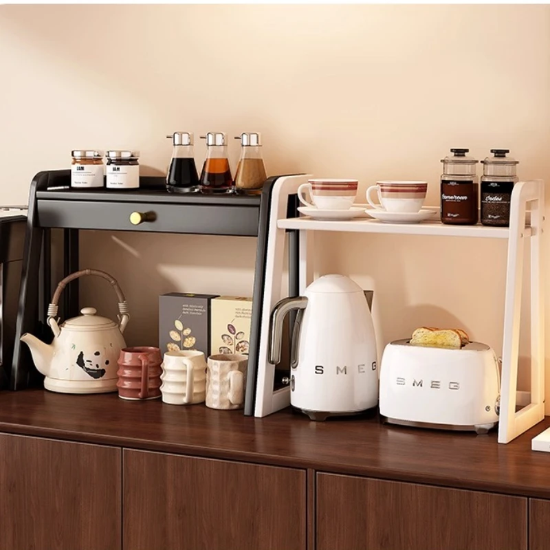 

Многофункциональный кухонный органайзер, столешница, полка для специй, кремовый ветер, кофейная чашка для хранения, многослойная витрина для кружки для домашнего декора