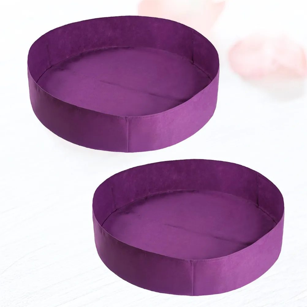 2Pcs Planting Bags Thickened Fabric Planters Breathable Reusable Growing Pouch Portable for Home Garden Balcony