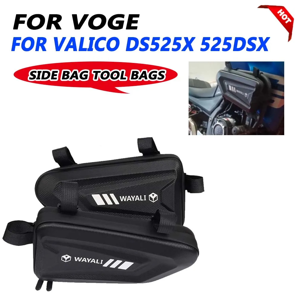 

For VOGE 525DS DS525X 525DSX DSX525 DSX 525 DSX DS 525X Motorcycle Accessories Triangular Hard Shell Saddle Side Bag Storage Bag