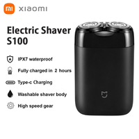 Xiaomi Mijia Electric Shaver S100 Portable Men Razor Beard Trimmer IPX7 Dual Blade Razor USB Rechargeable Shaving Machine