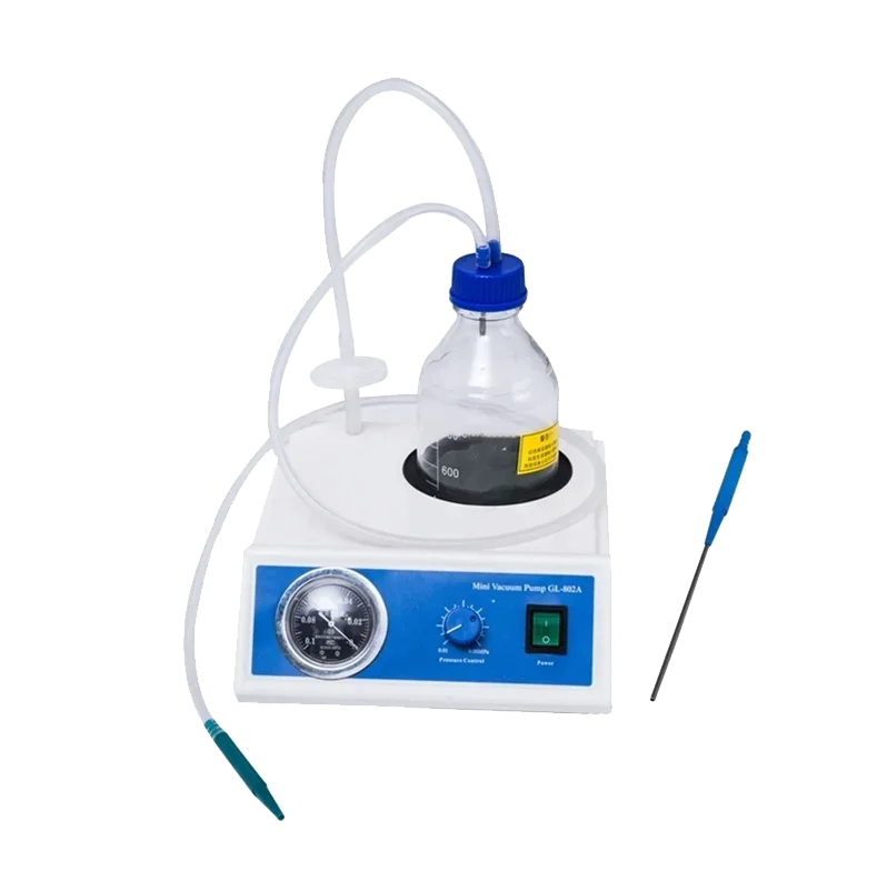 

GL-802A Laboratory high performance mini desktop Good sealing performance vacuum pump with standard screw cap graduated bottle