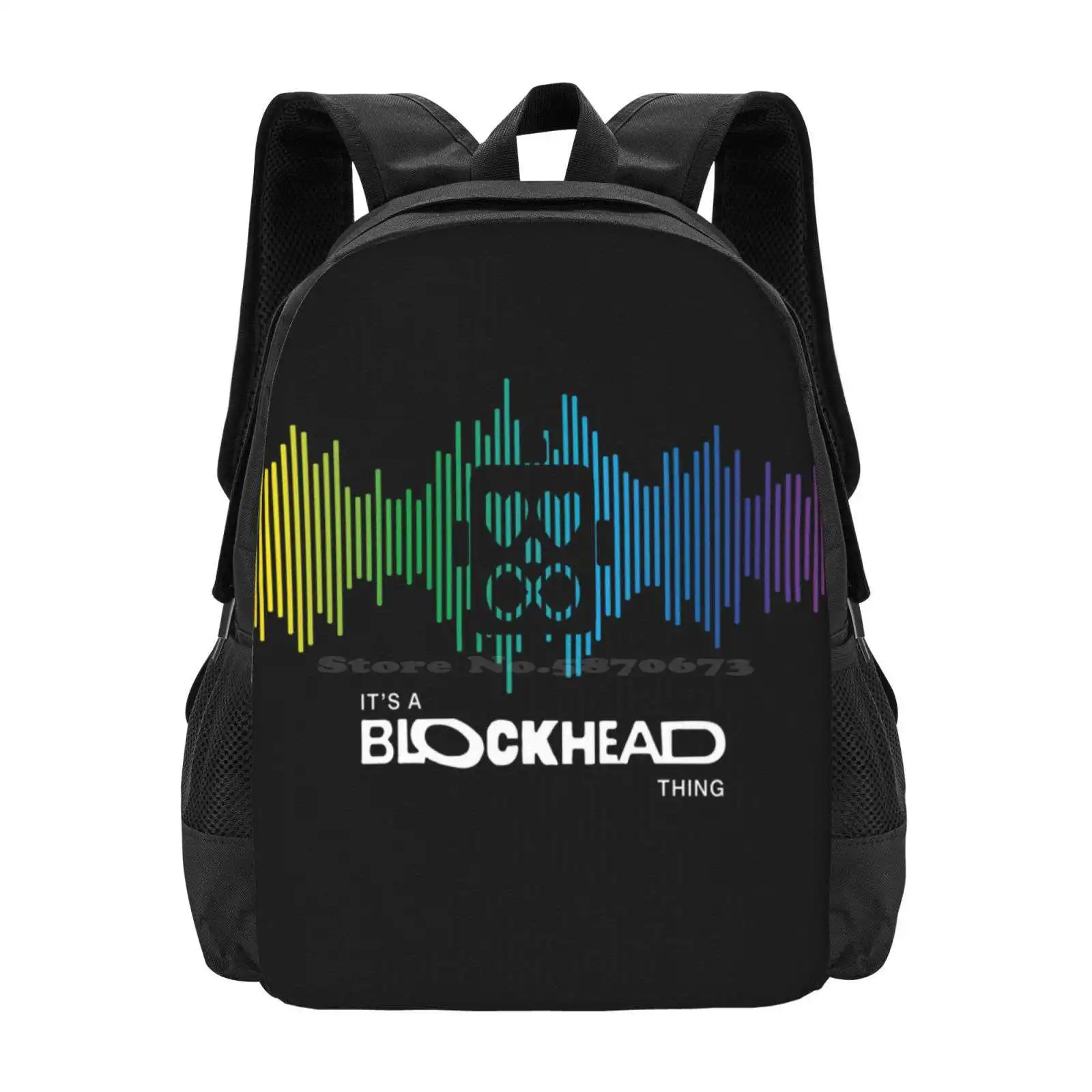 It'S A Blockhead Thing Hot Sale Schoolbag Backpack Fashion Bags Nkotb New Kids Bhlove Blockheads 90S 80S Thankful Confetti