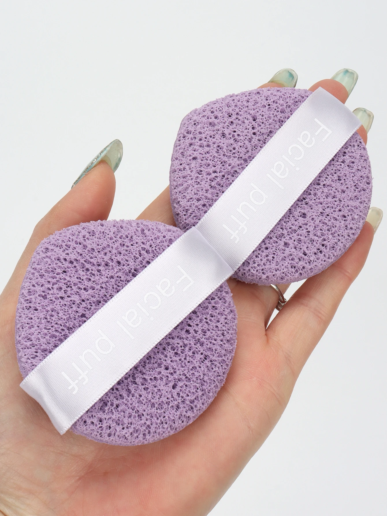 Esponjas de limpieza aleatorias, formas y colores aleatorios, esponjas limpiadoras faciales suaves, reutilizables y pueden exfoliar profundamente