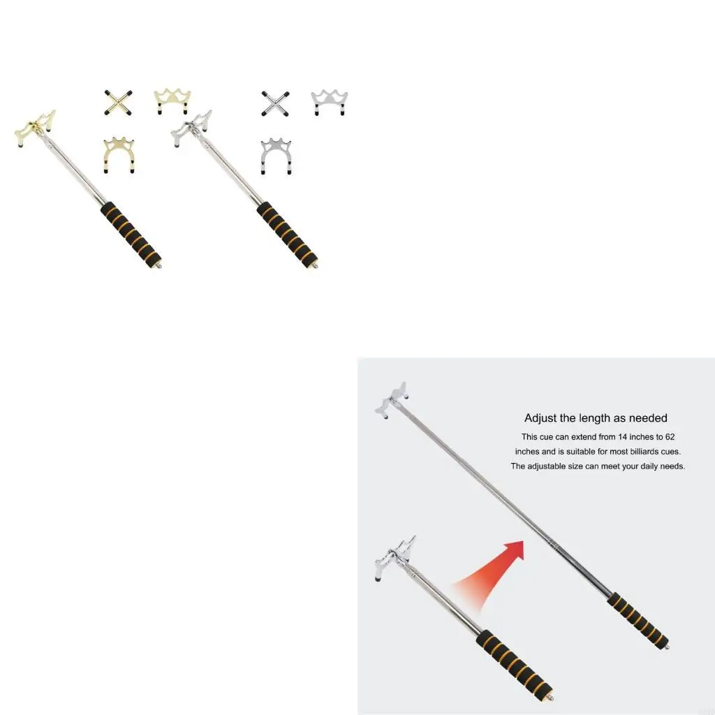 

Гибкие углы управления бассейном Cue Bridge Compacts выдвижной бассейн для повышения точности и экономии пространства