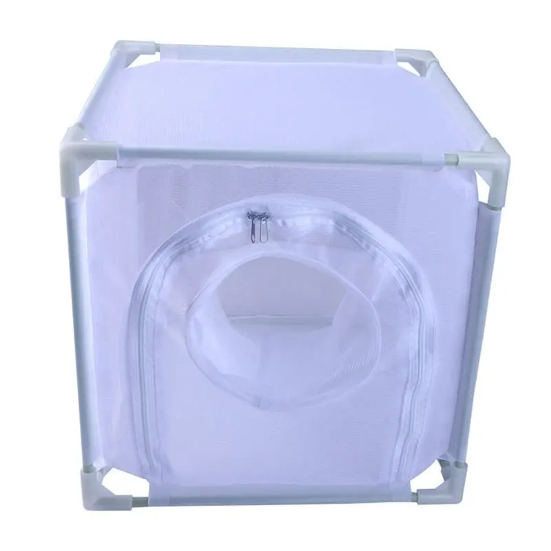 CHCH Ornamental Butterfly Habitat Cage Breathable Design With Sleeve Two Zippers For Indoor Outdoor Protection Cover