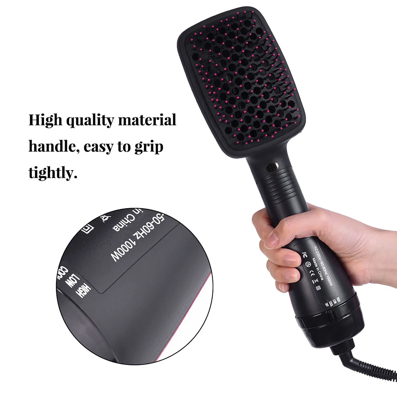 

Hair Blow Dryer Hair Beauty Tool 2 in 1 Multifunctional Anion Hair Dryer Brush Comb Styler Hairdressing Tool Hair Brush Dryer