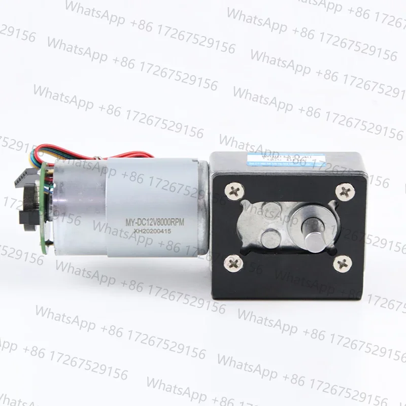 5840-555 58mm*40mm  12V 24V DC Worm Gear Motor with Encoder  Self-locking ​​Adjustable Speed CW CCW   60KG.CM